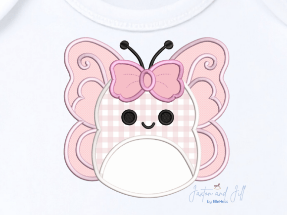 Butterfly Applique Embroidery Design