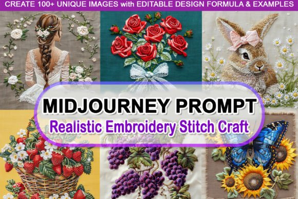 Editable Prompt -Embroidery Stitch Craft