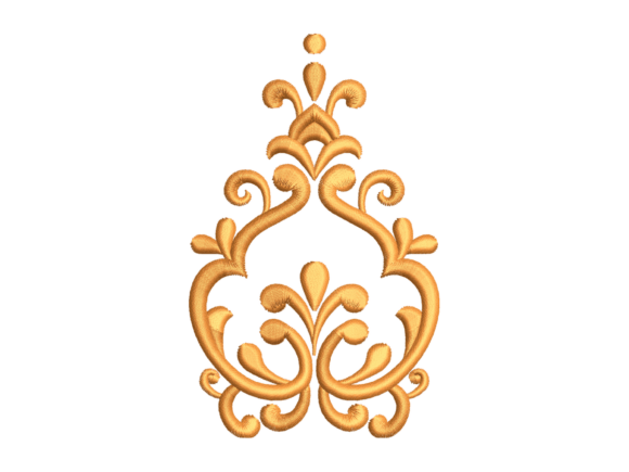 Ottoman Scroll Ornament Embroidery