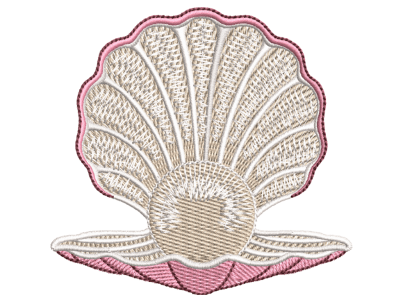 Scallop Shell Embroidery