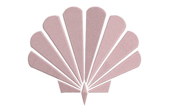 Seashell Embroidery Design