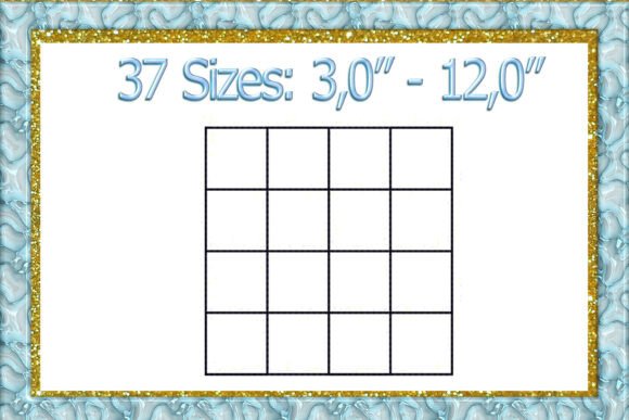 Square Stipple Quilt Block Embroidery