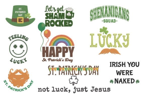 St. Patrick’s Day Lucky Embroidery Bundle