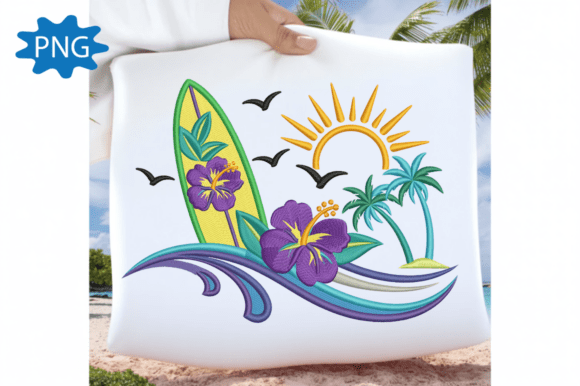 Summer Vibes Embroidery